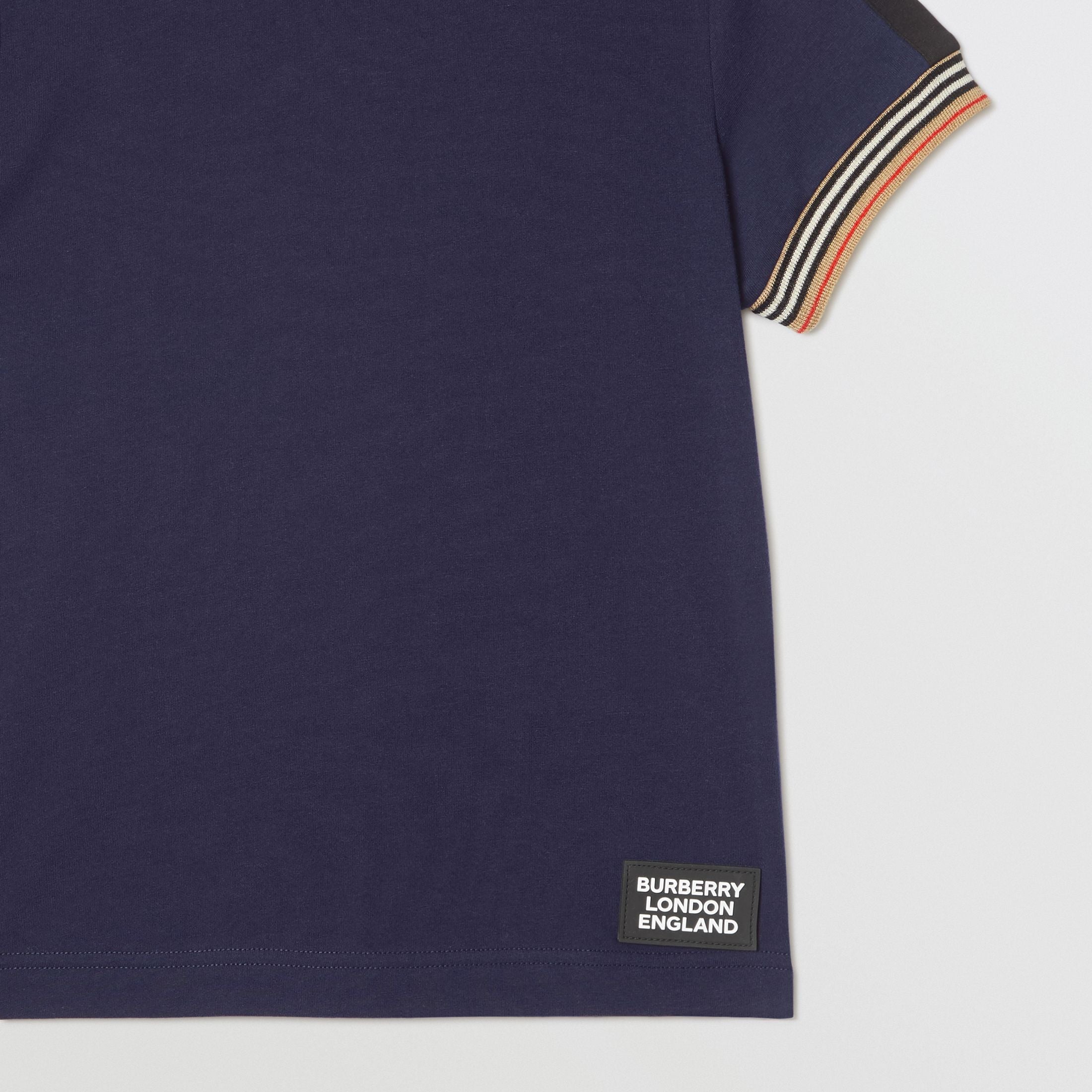 Boys Navy Cotton T-shirt