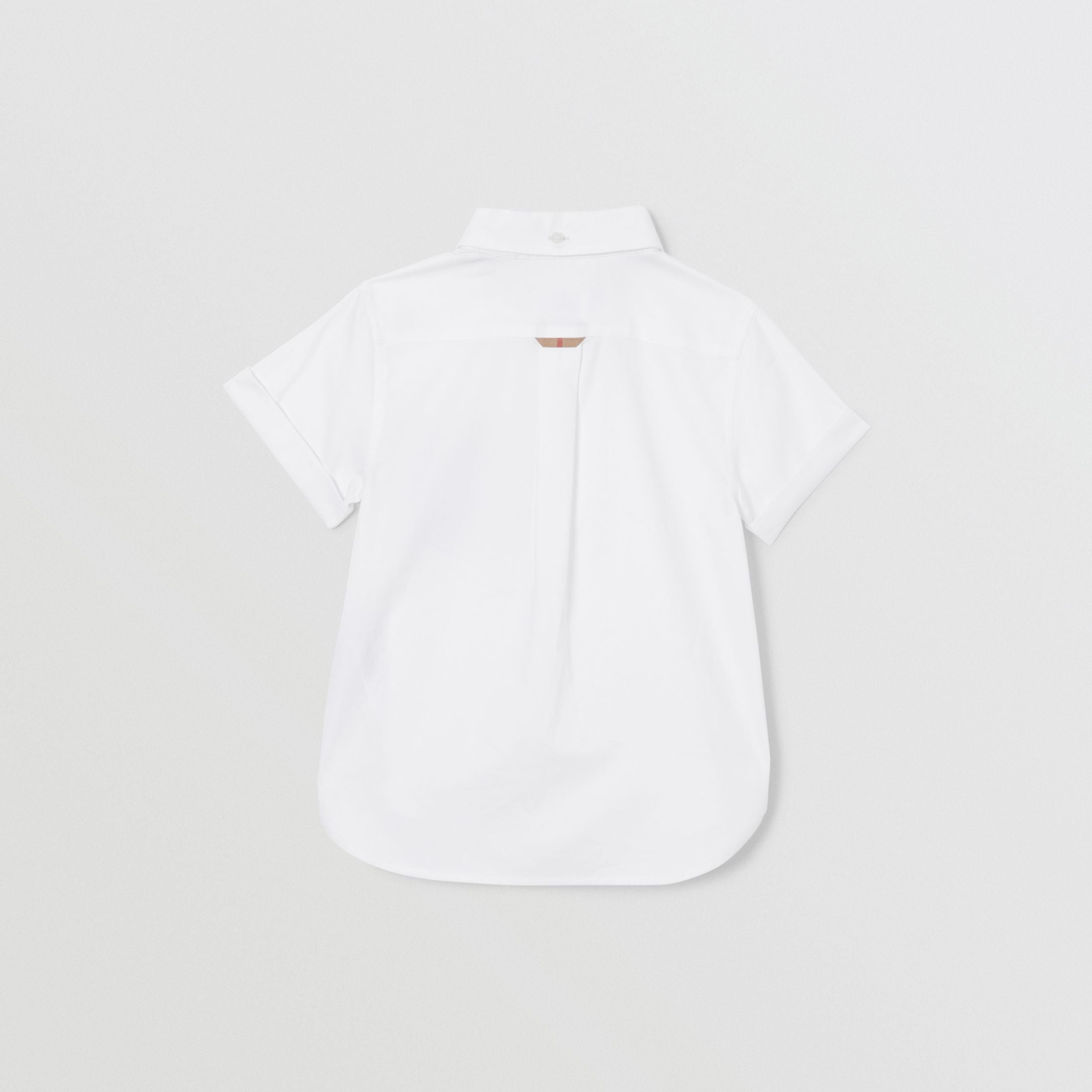 Boys White Cotton Shirt