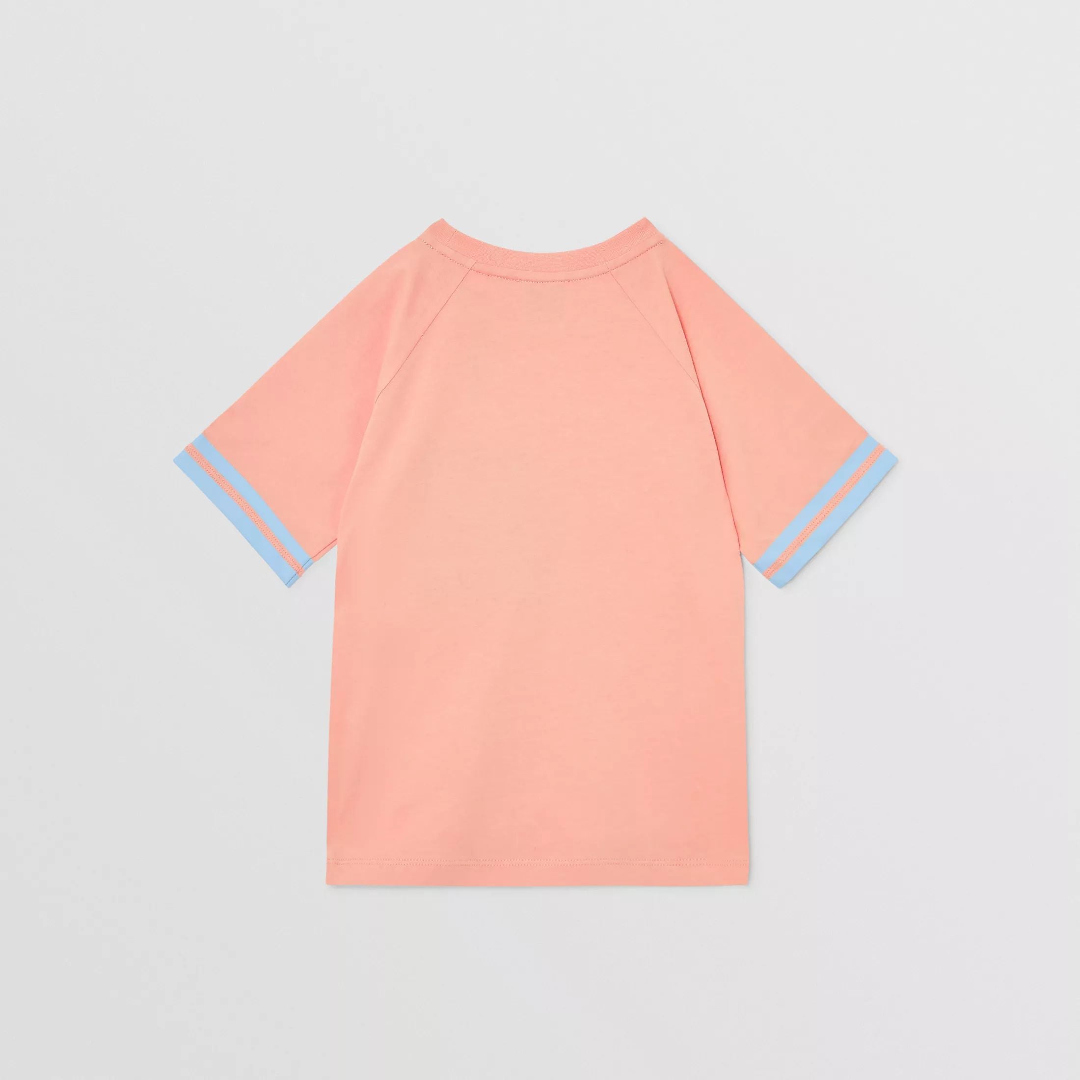 Girls Peach Logo Cotton T-shirt