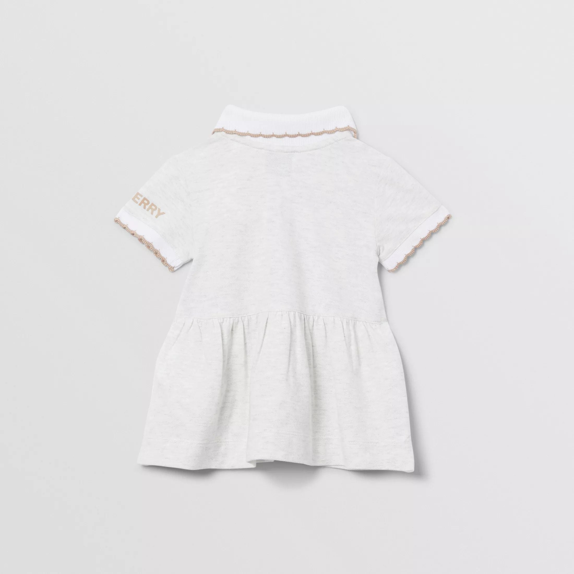 Baby Girls Beige Cotton Dress