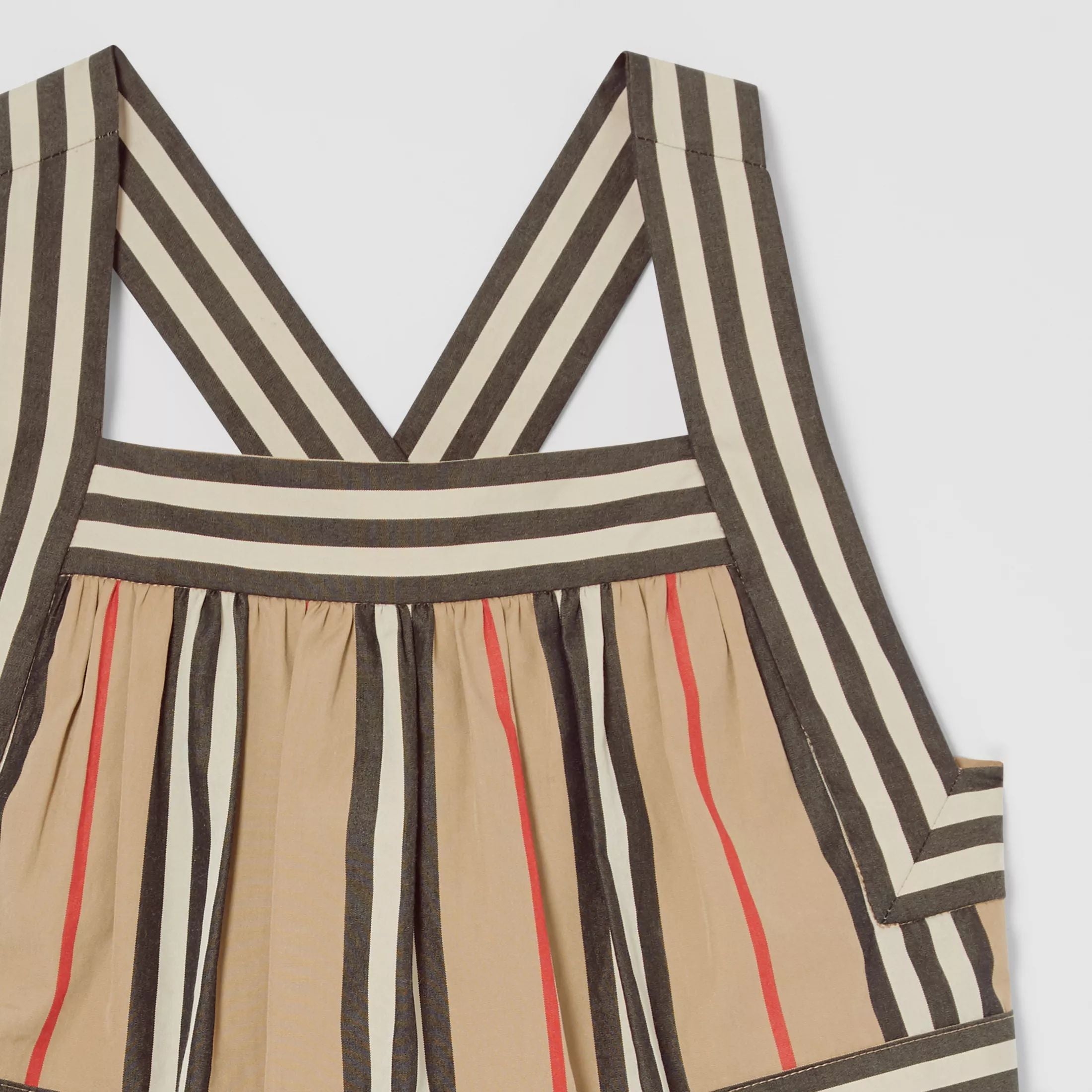 Girls Archive Beige Cotton Jumpsuit