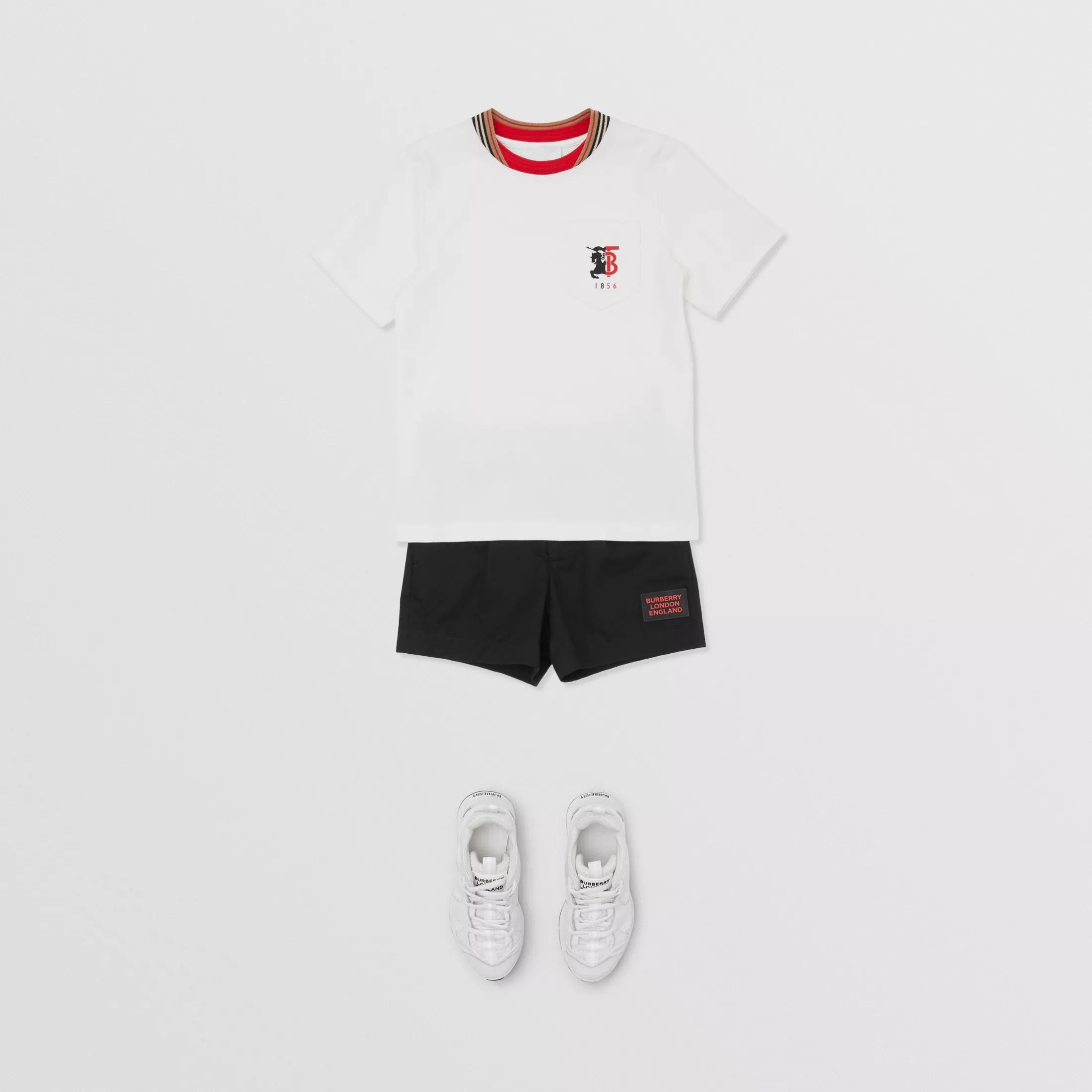 Boys White Cotton T-shirt