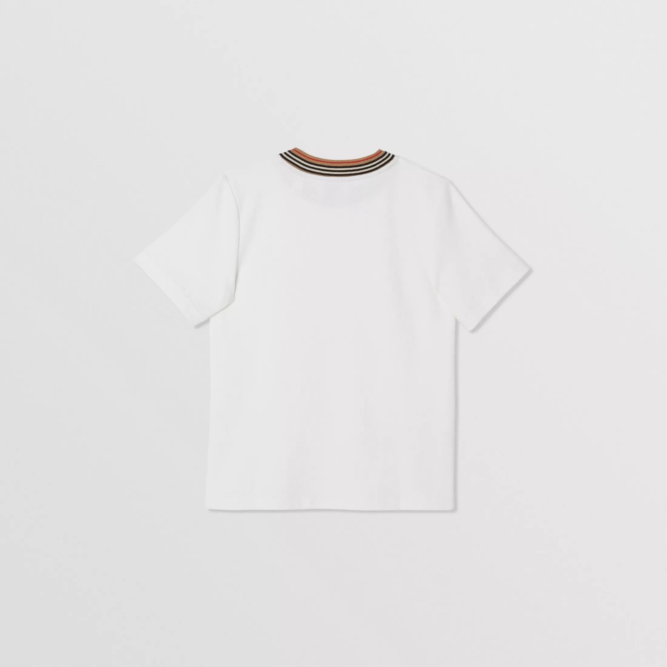 Boys White Cotton T-shirt