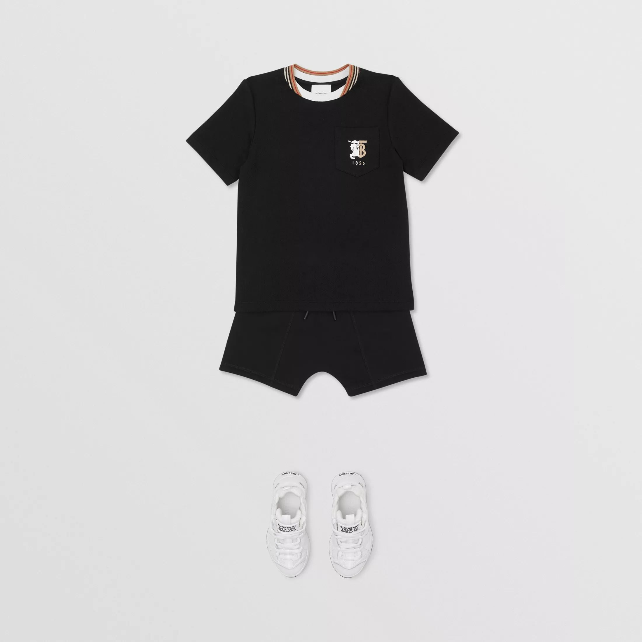 Boys Black Cotton T-shirt