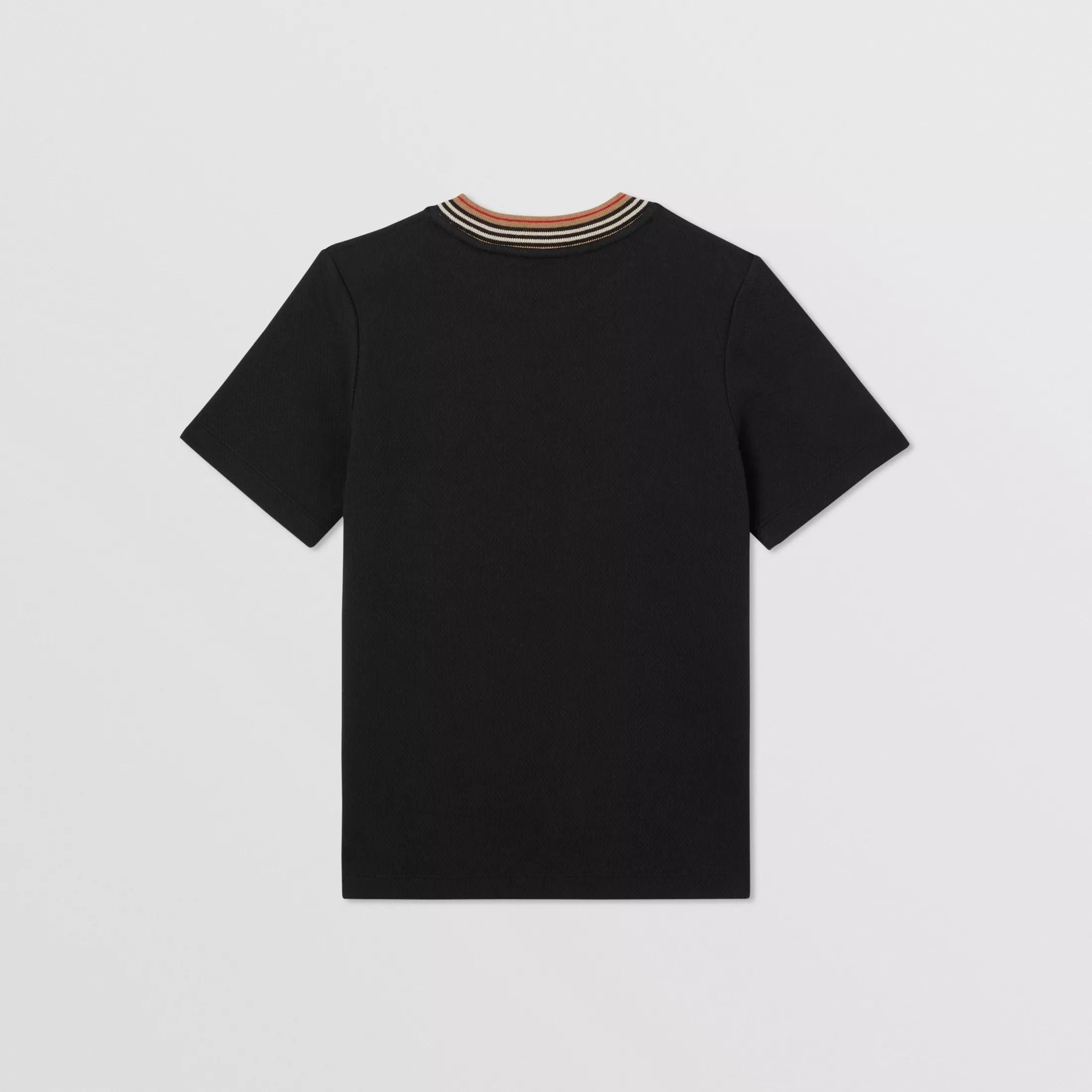 Boys Black Cotton T-shirt