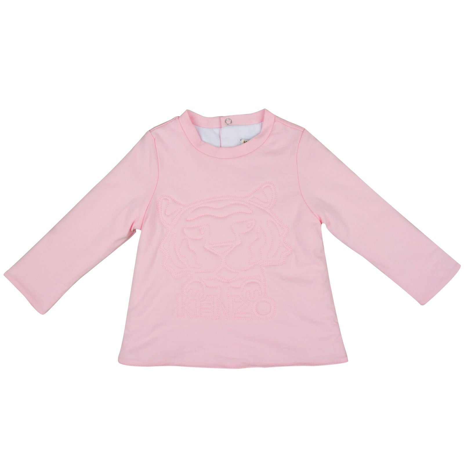 Baby Girls Pink Tiger Head Printed Padded Top&Trouser - CÉMAROSE | Children's Fashion Store - 2