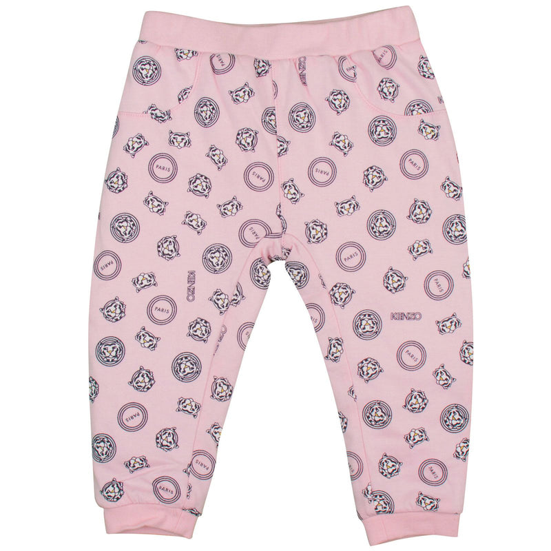 Baby Girls Pink Tiger Head Printed Padded Top&Trouser - CÉMAROSE | Children's Fashion Store - 5