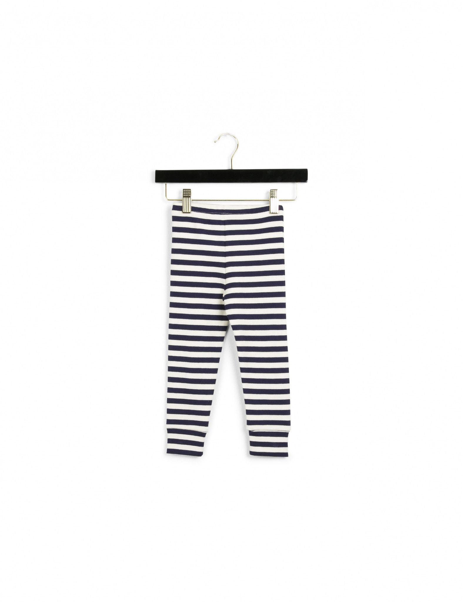 Stripe Rib Dk Blue Leggings - CÉMAROSE | Children's Fashion Store - 2