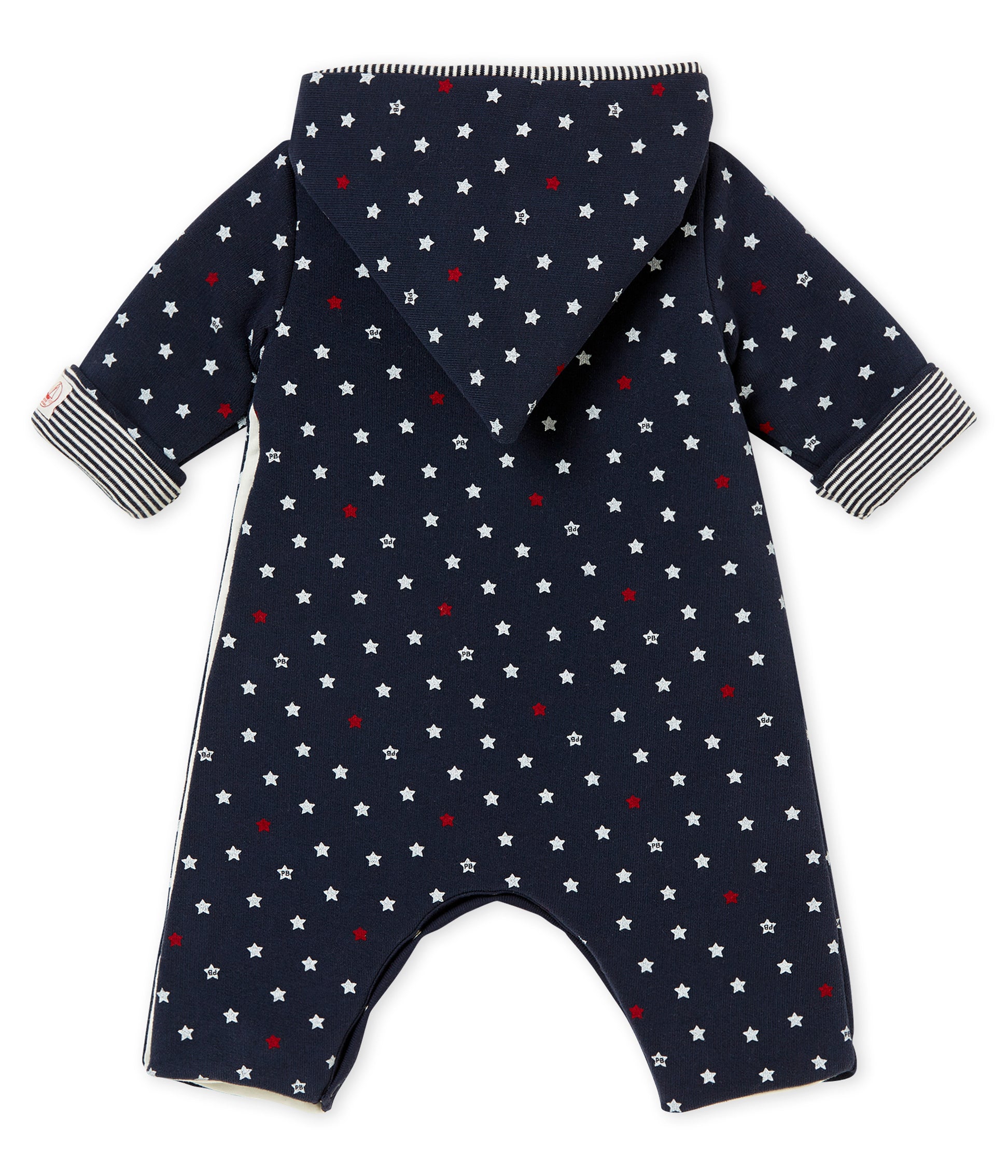 Baby Navy Printed Babysuit