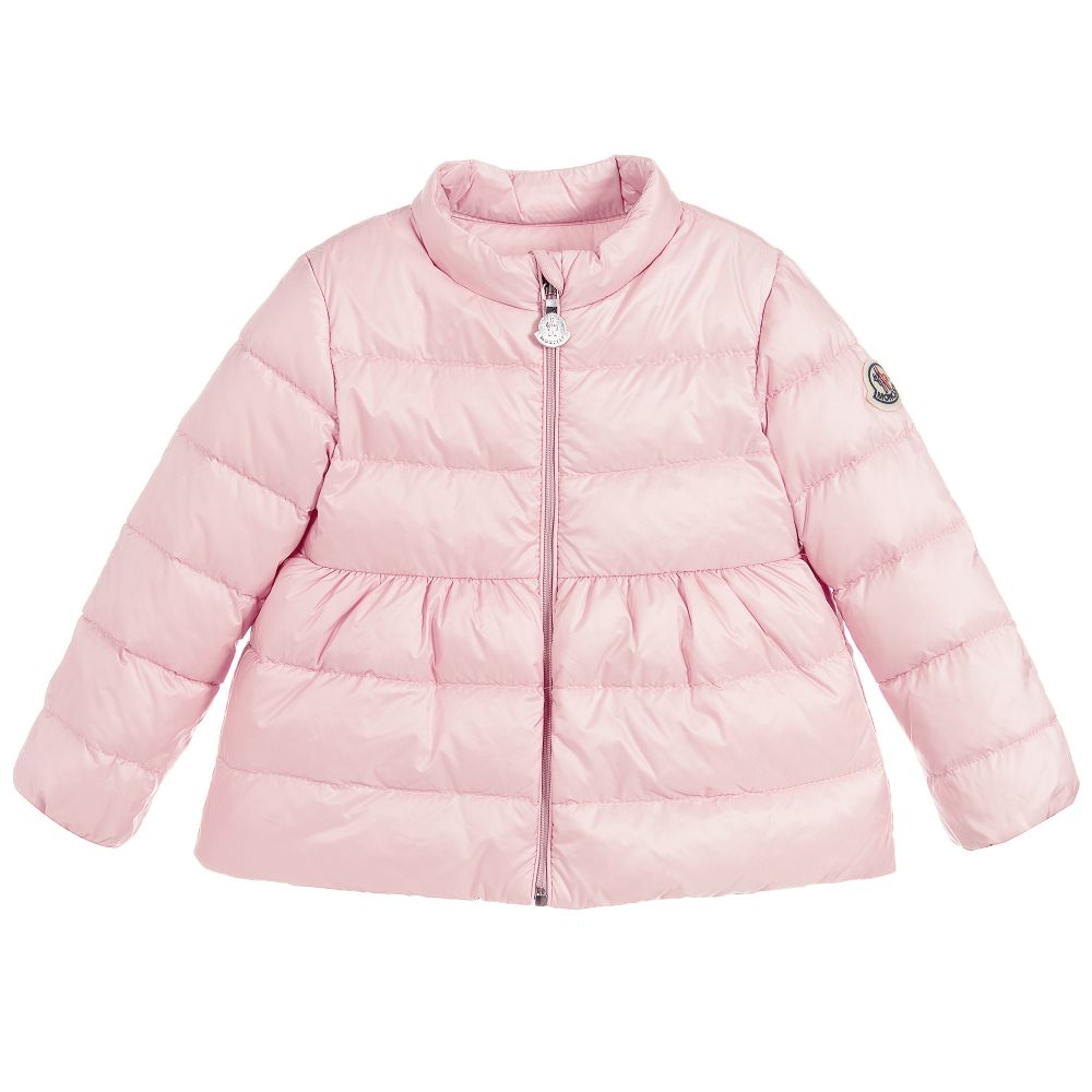 Baby Girls Light Pink "JOELLE" Padded Down Jacket