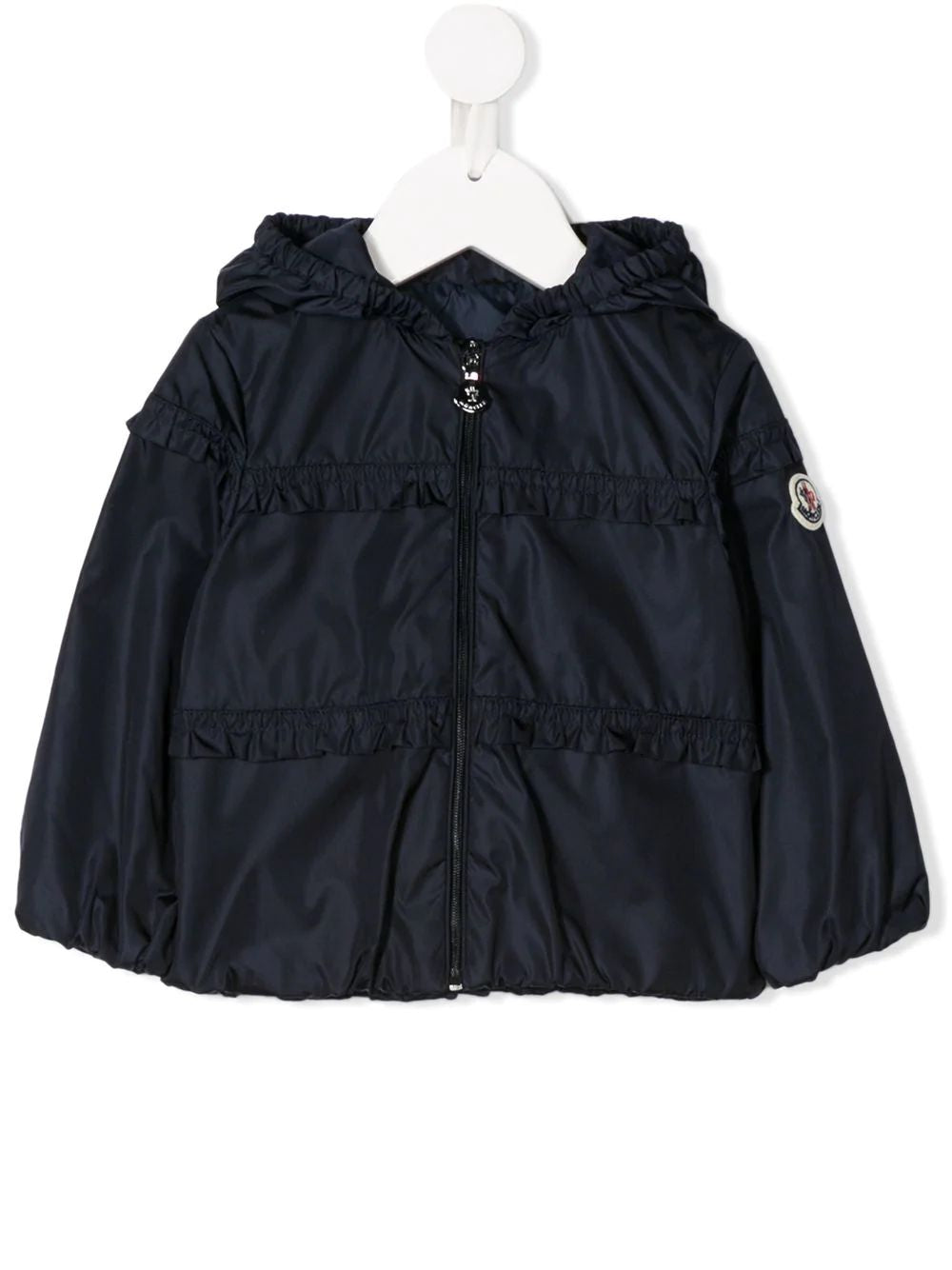 Baby Girls Navy Hooded Jacket