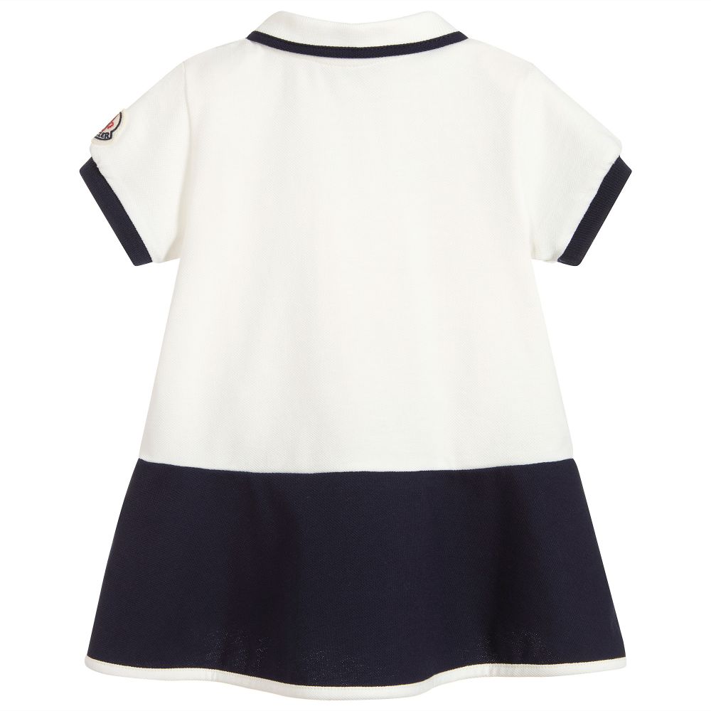 Baby Girls White Cotton Dress