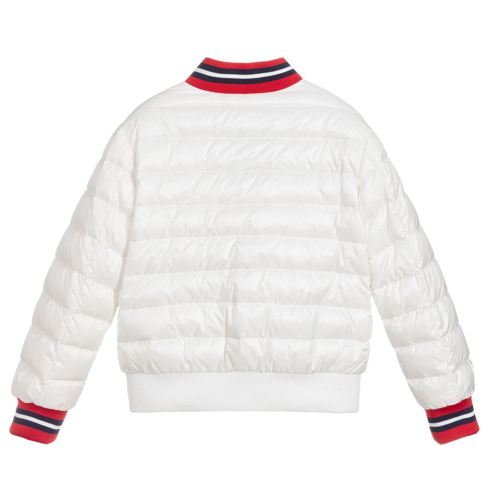 Boys White "TUBUAI" Padded Down Jacket