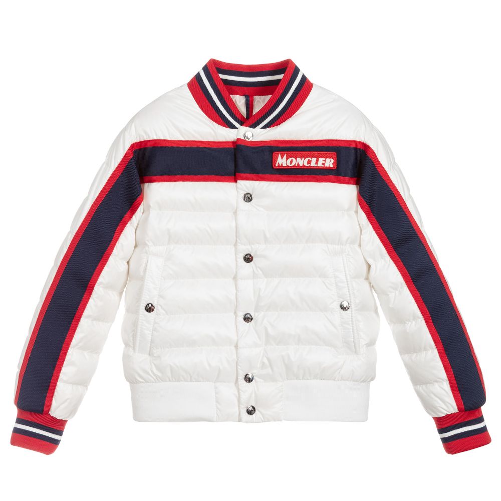 Boys White "TUBUAI" Padded Down Jacket