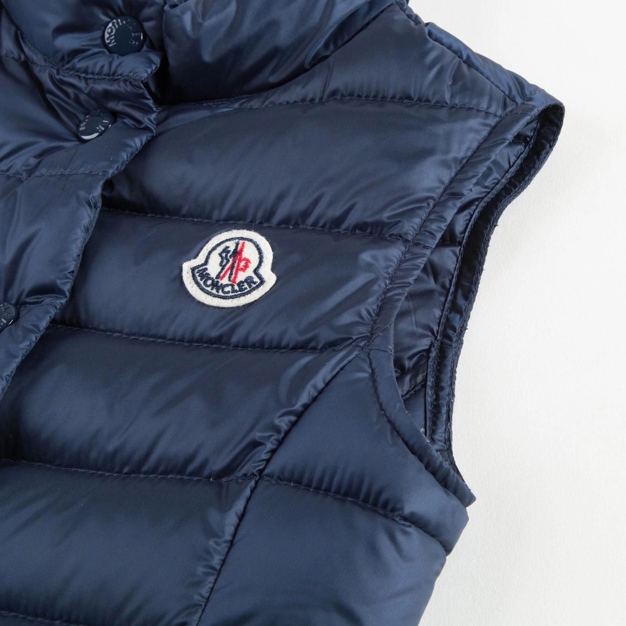 Girls Navy "LIANE" Padded Down Gilet
