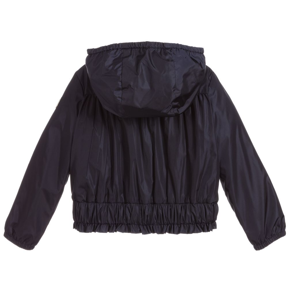 Girls Navy Zip-up Jacket