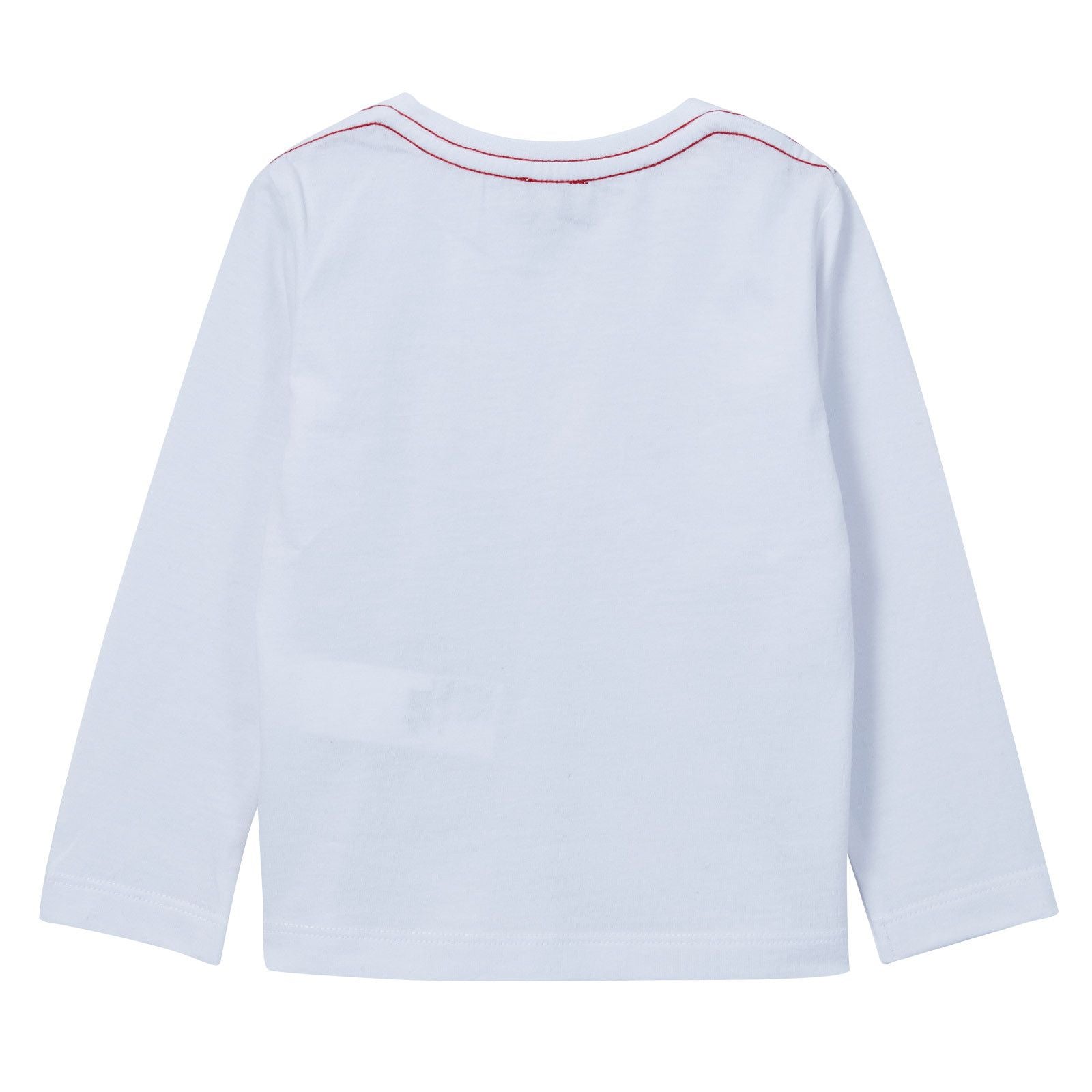 Boys White Cotton Jersey Zebra Printed T-Shirt - CÉMAROSE | Children's Fashion Store - 2