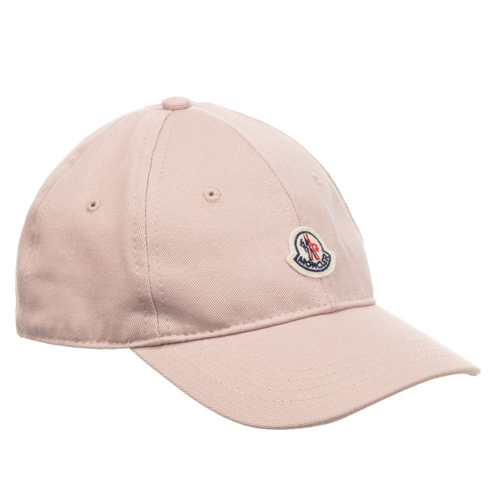 Boys & Girls Light Pink Logo Cotton Cap