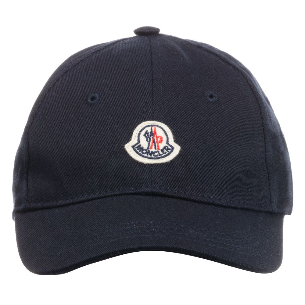 Boys & Girls Navy Logo Cotton Cap