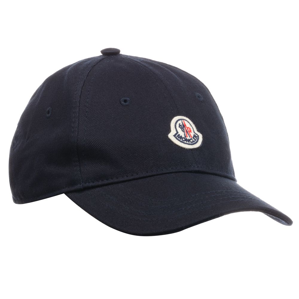 Boys & Girls Navy Logo Cotton Cap