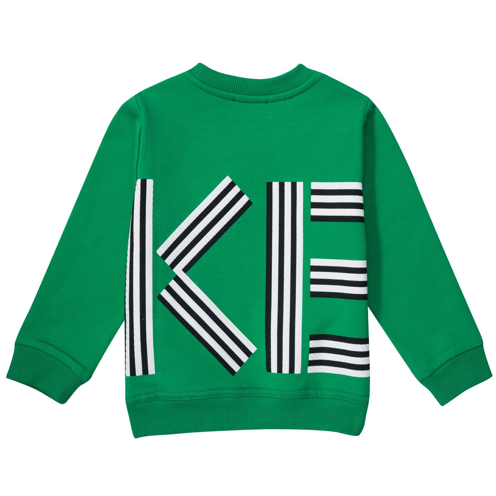 Boys&Girls Bright Green Printed Logo Sweatshirt - CÉMAROSE | Children's Fashion Store - 2