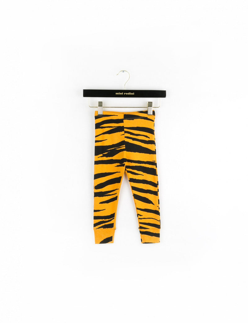 Tiger Orange Stripes Leggings - CÉMAROSE | Children's Fashion Store - 1