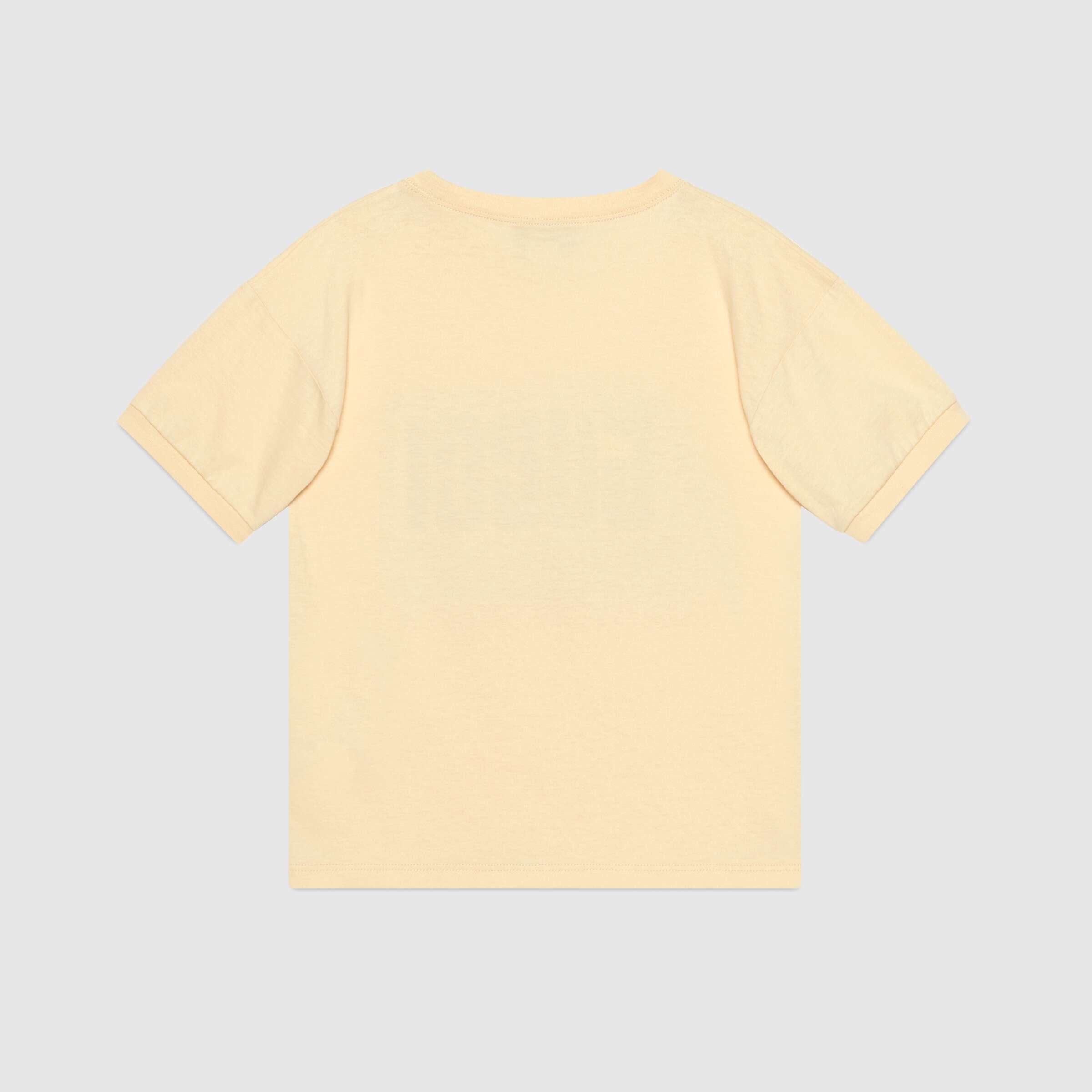 Boys Yellow Logo Cotton T-shirt