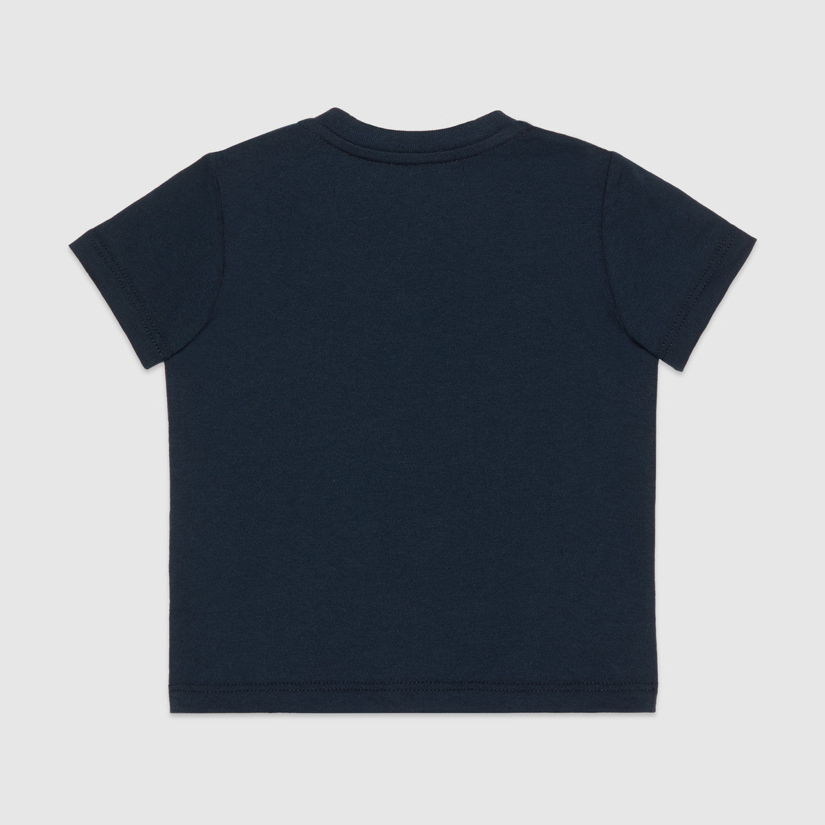 Baby Boys Blue Logo Cotton T-shirt