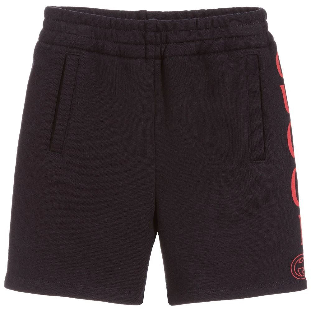 Boys Blue Cotton Shorts