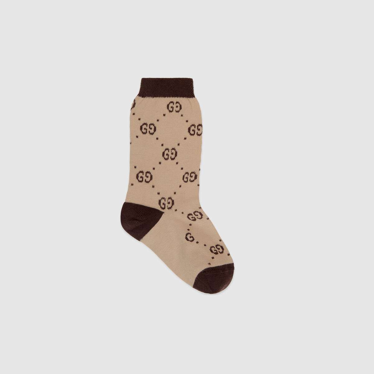 Boys & Girls Beige GG Cotton Socks