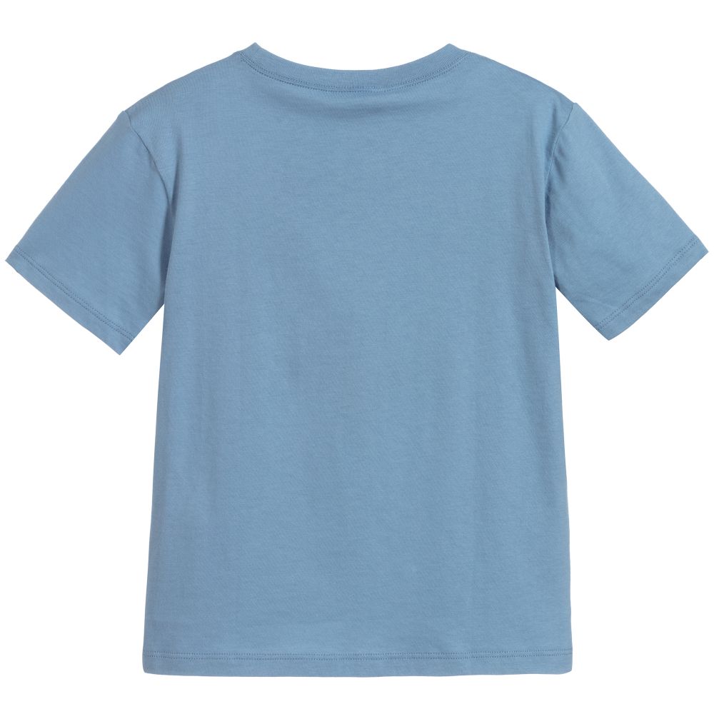 Boys Blue Cotton T-shirt
