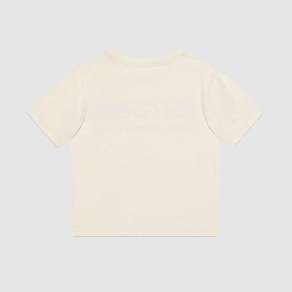Boys & Girl White Logo Cotton T-shirt