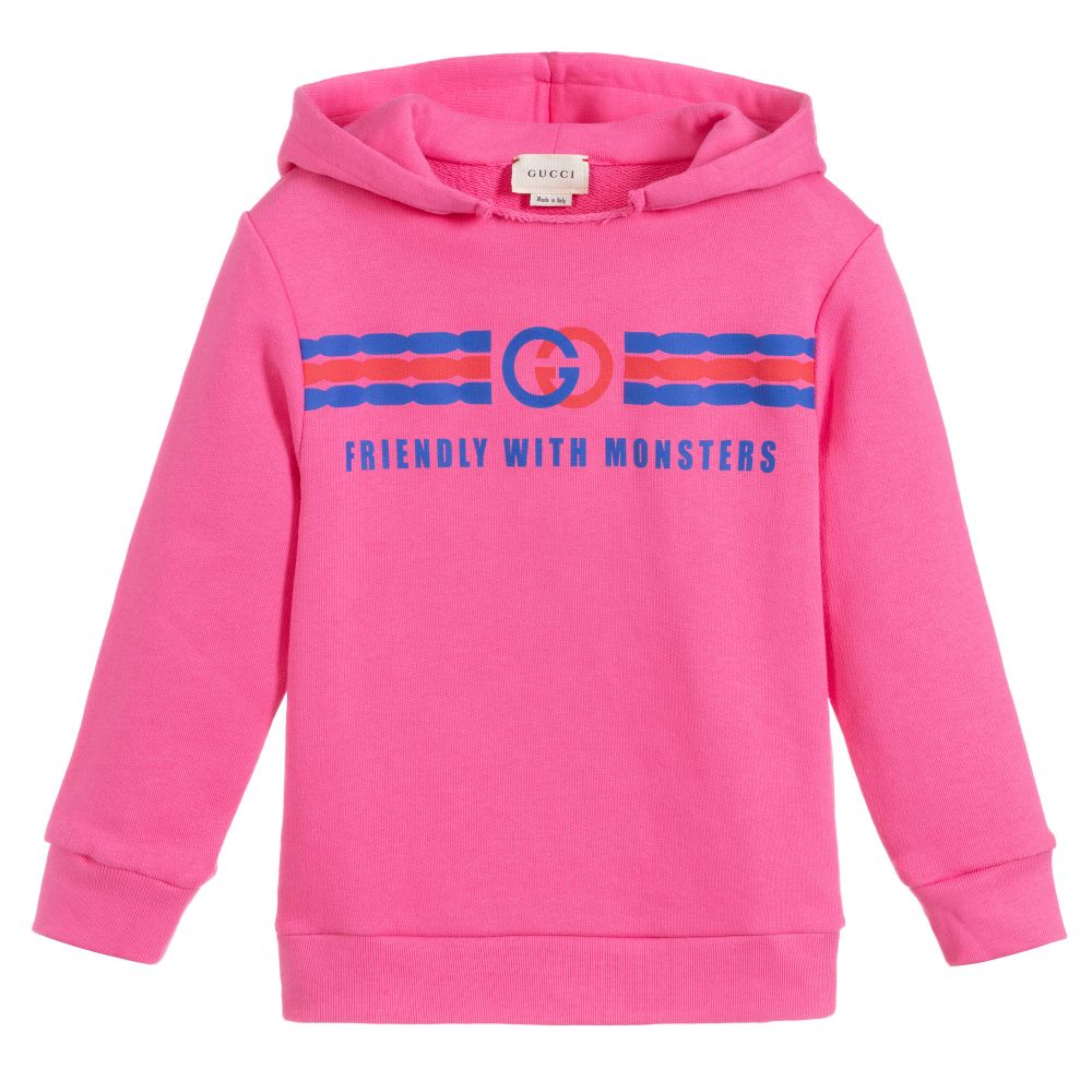 Boys & Girls Pink Cotton Sweatshirt