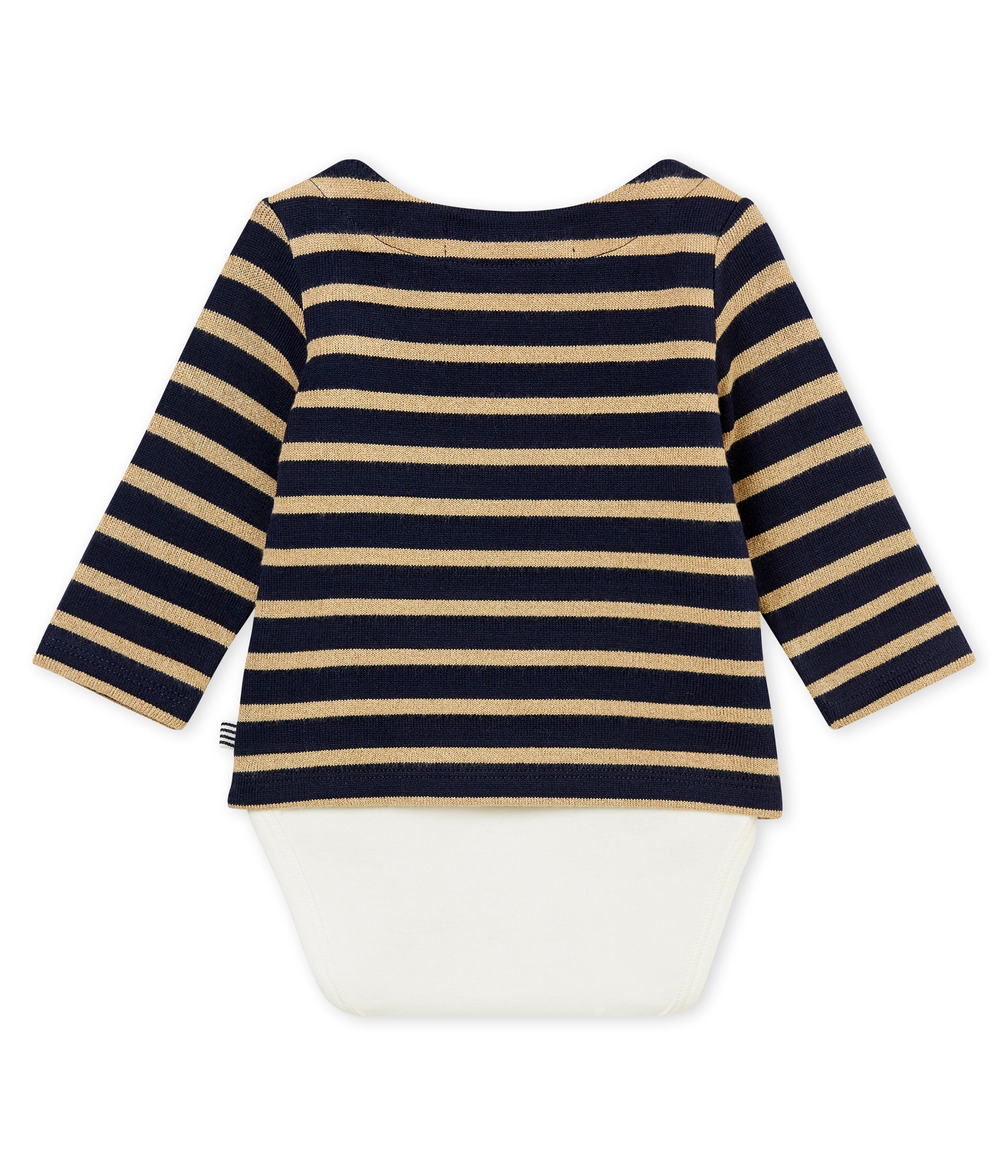 Baby Yellow Stripes Babysuit