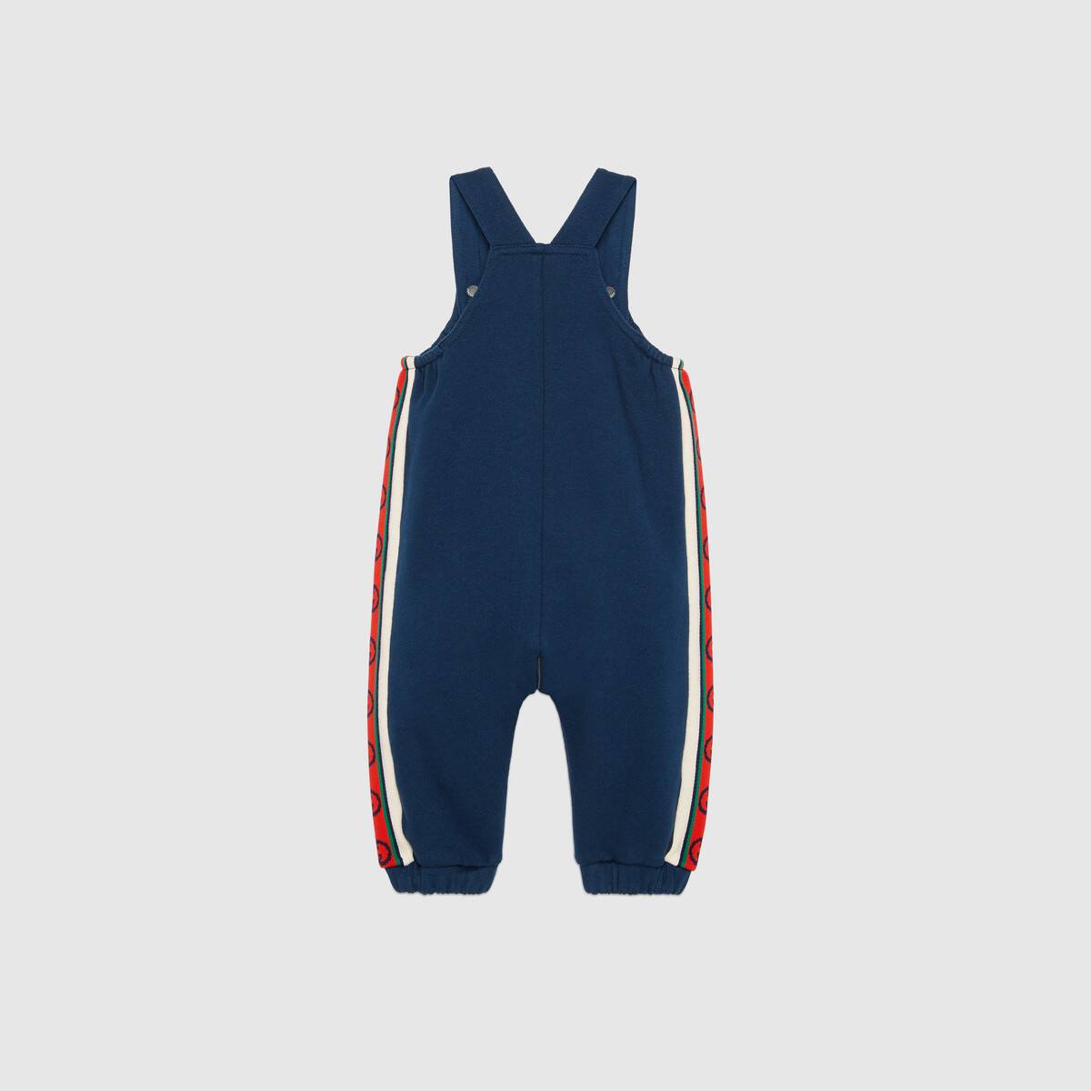 Baby Boys Navy Blue GG Cotton Trousers