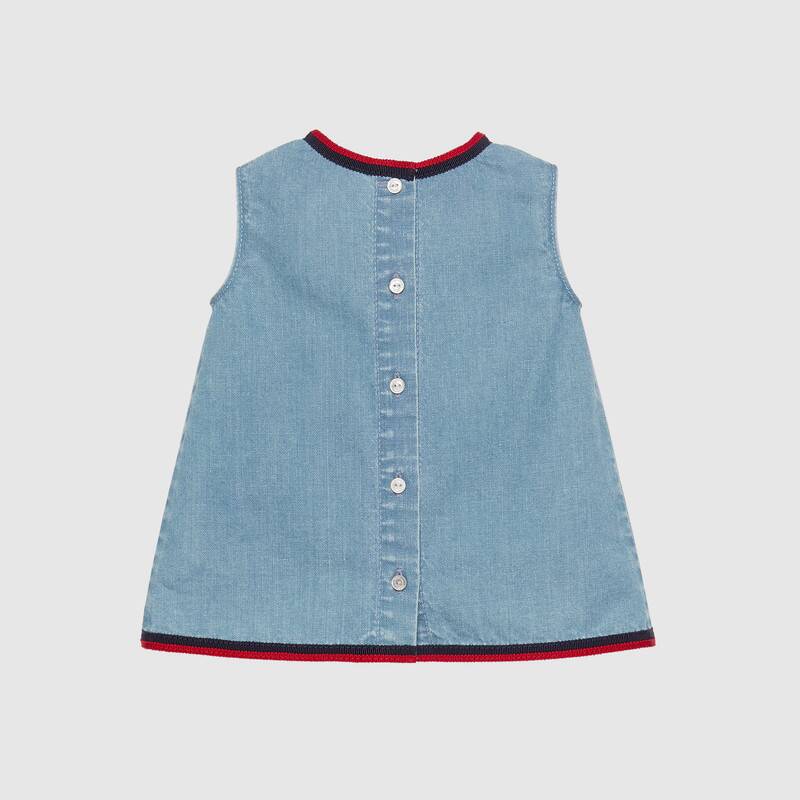 Baby Girls Light Blue Denim Dress