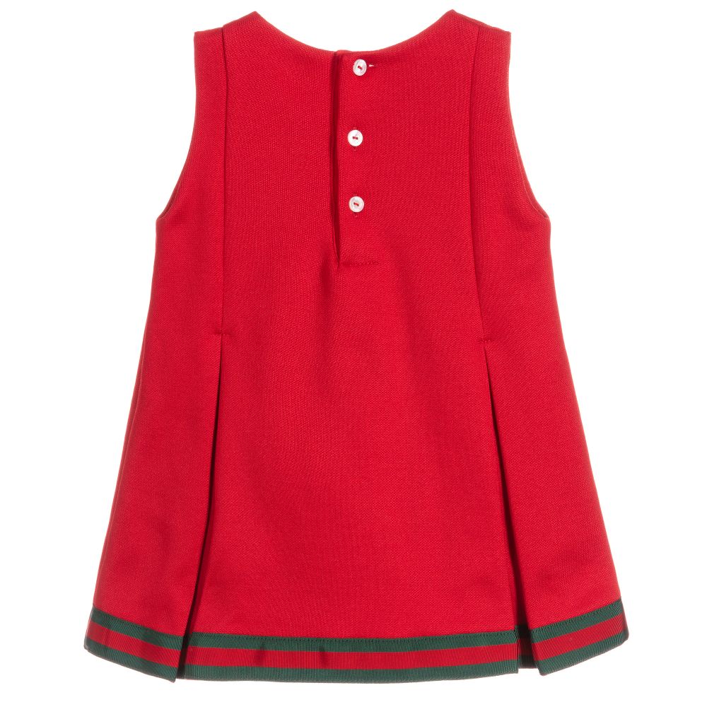 Baby Girls Red Jersey Dress