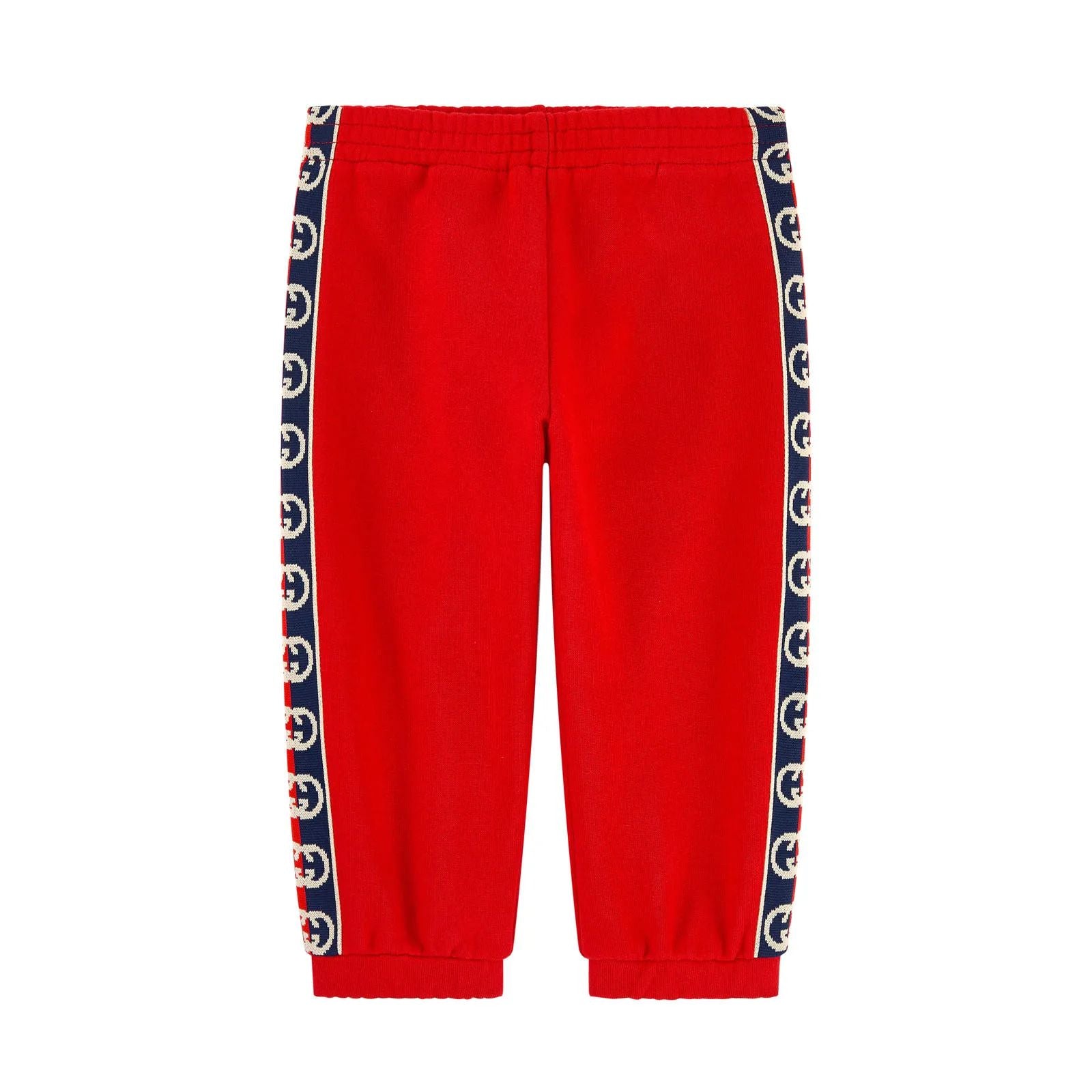 Baby Boys Red Cotton Trousers