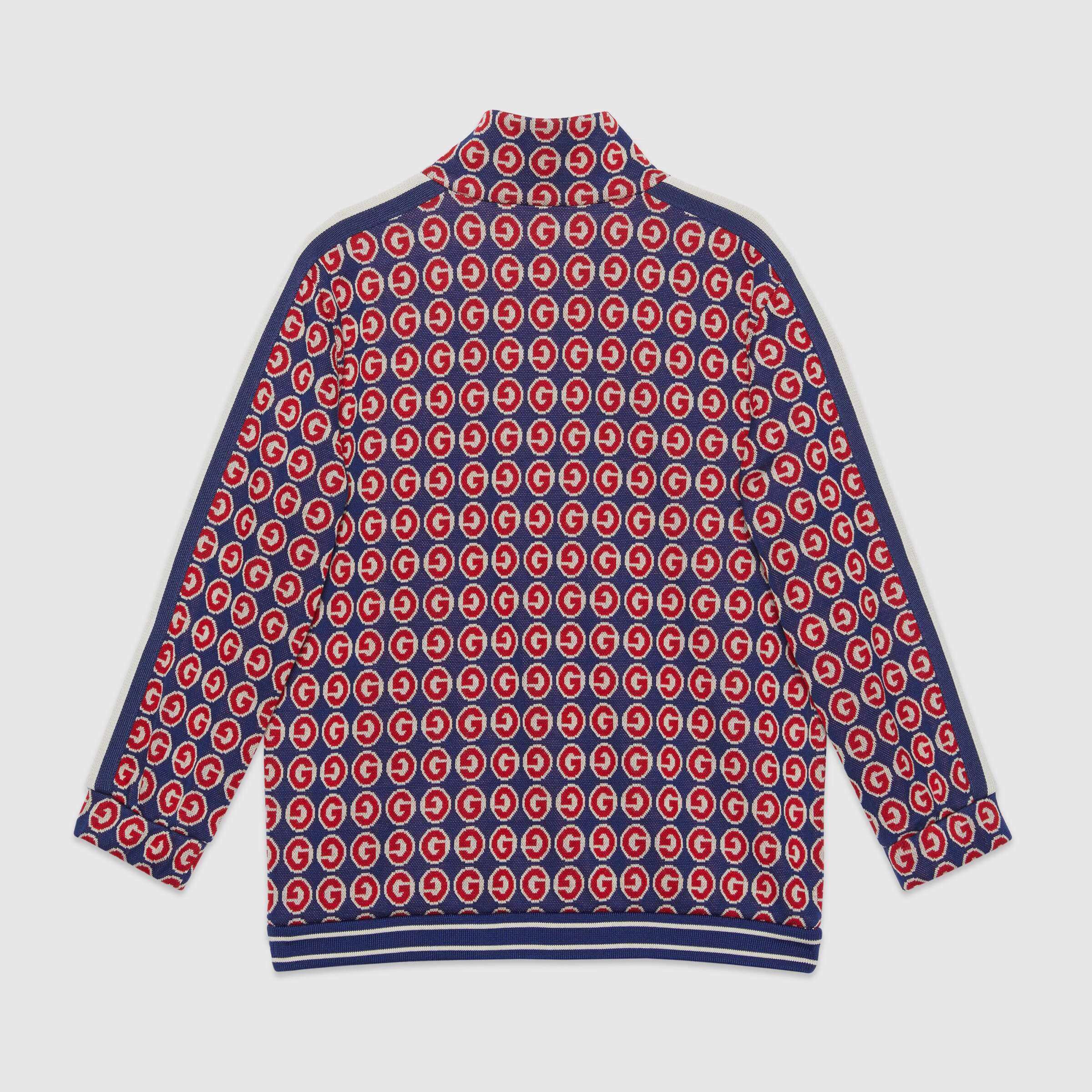 Boys Red & Blue GG Zip-up Top