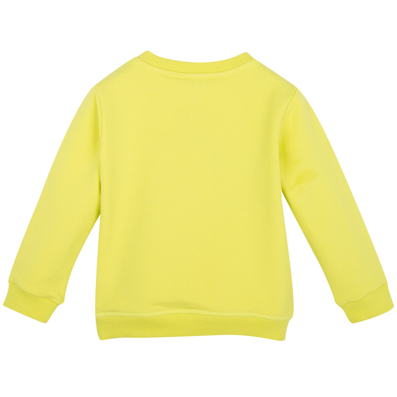 Boys Lime Green Tiger Embroidered Sweatshirt - CÉMAROSE | Children's Fashion Store - 2