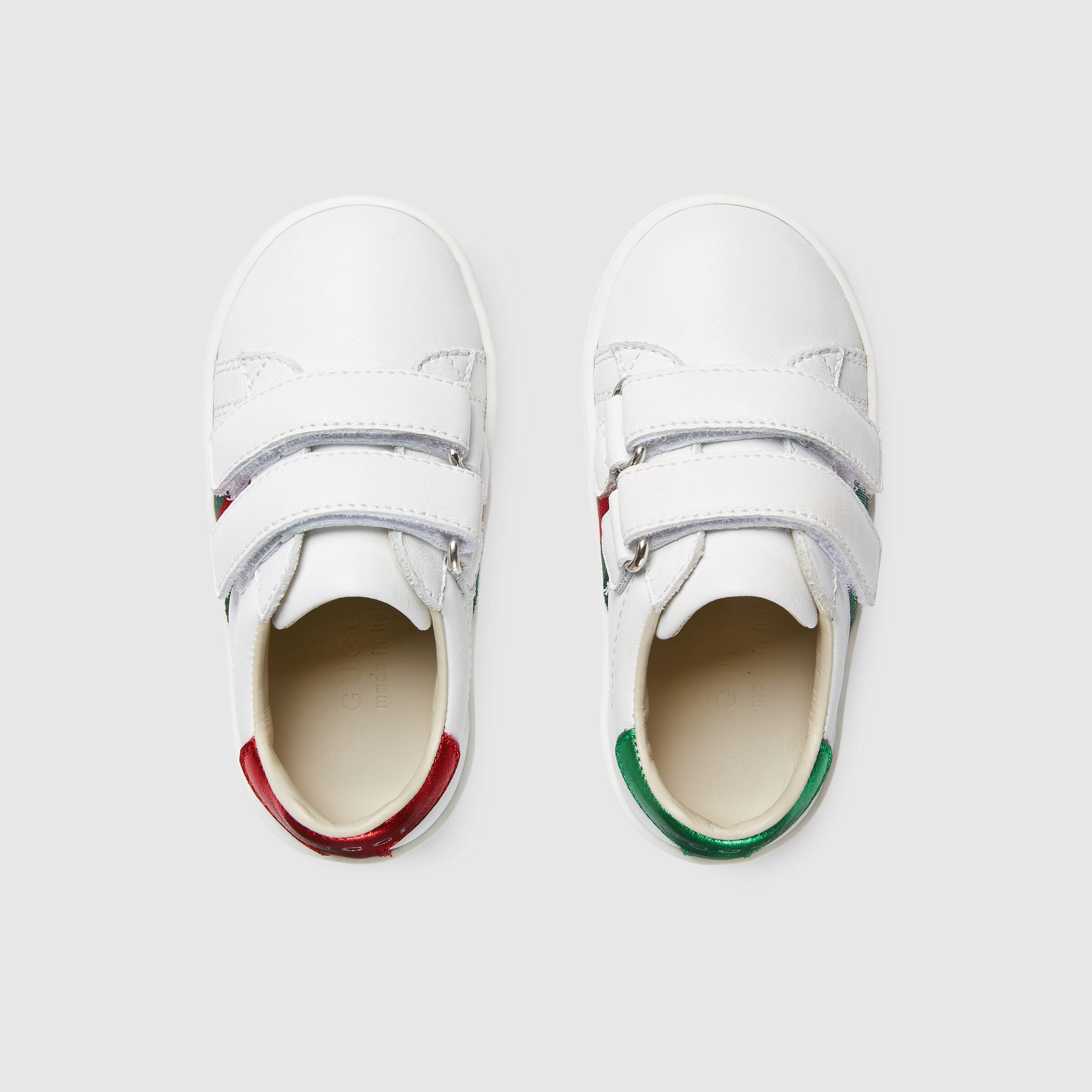 Baby Boys & Girls White Leather Shoes