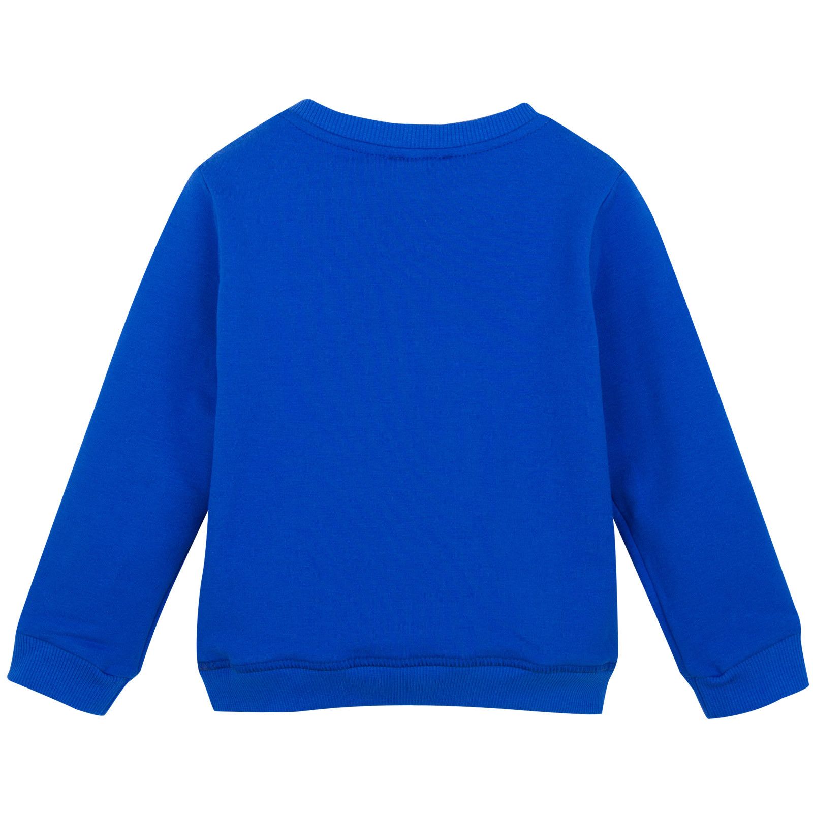 Boys Blue Tiger Embroidered Jersey Sweatshirt - CÉMAROSE | Children's Fashion Store - 2
