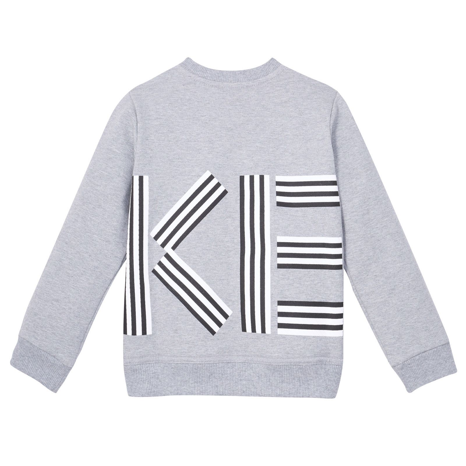 Boys&Girls Grey Printed Logo Sweatshirt - CÉMAROSE | Children's Fashion Store - 2