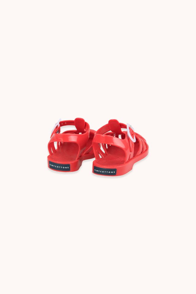 Girls Red Jelly Sandals
