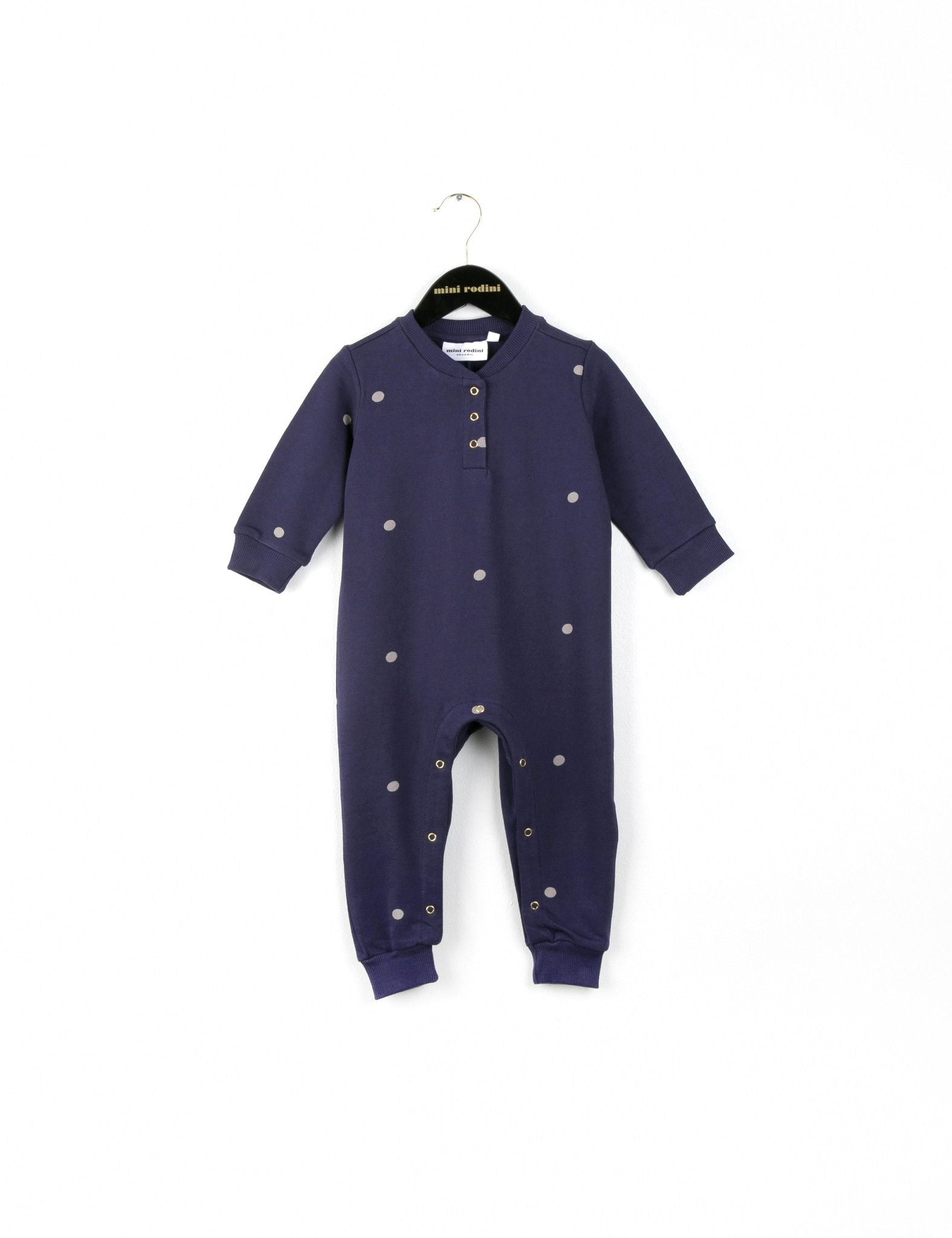 Big Dots Dk Blue Onesie - CÉMAROSE | Children's Fashion Store