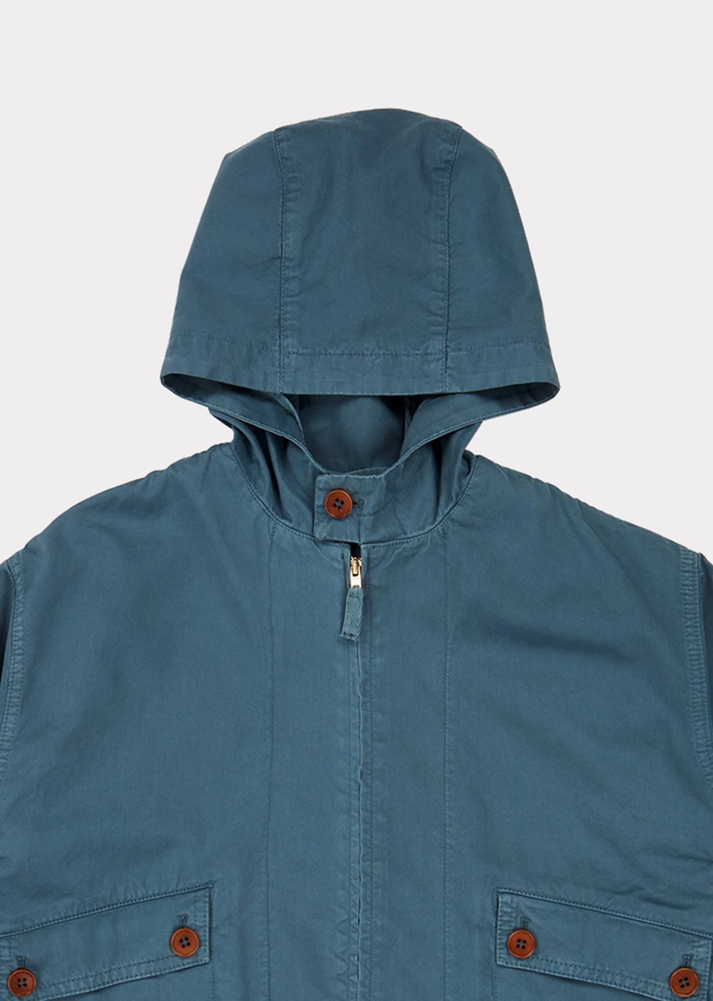 Boys & Girls Blue Hooded Coat