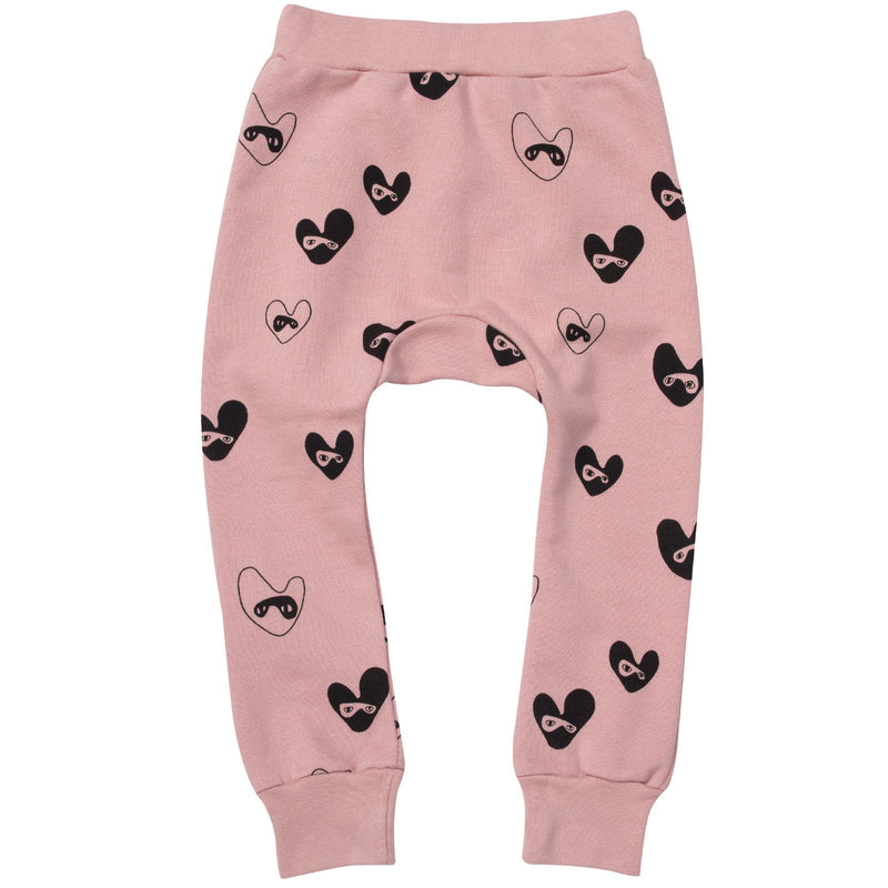 Boys&Girls Pink Davenport Pants With Bandit Lovehearts - CÉMAROSE | Children's Fashion Store - 1