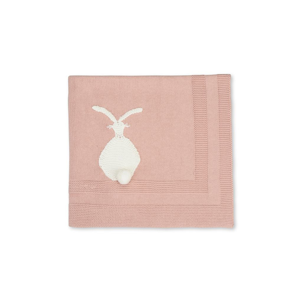 Baby Dusky Pink Snowball Blanket - CÉMAROSE | Children's Fashion Store