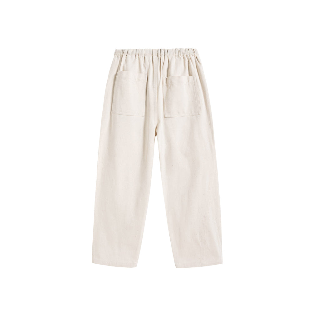 Boys & Girls Chalk Twill Cotton Trousers