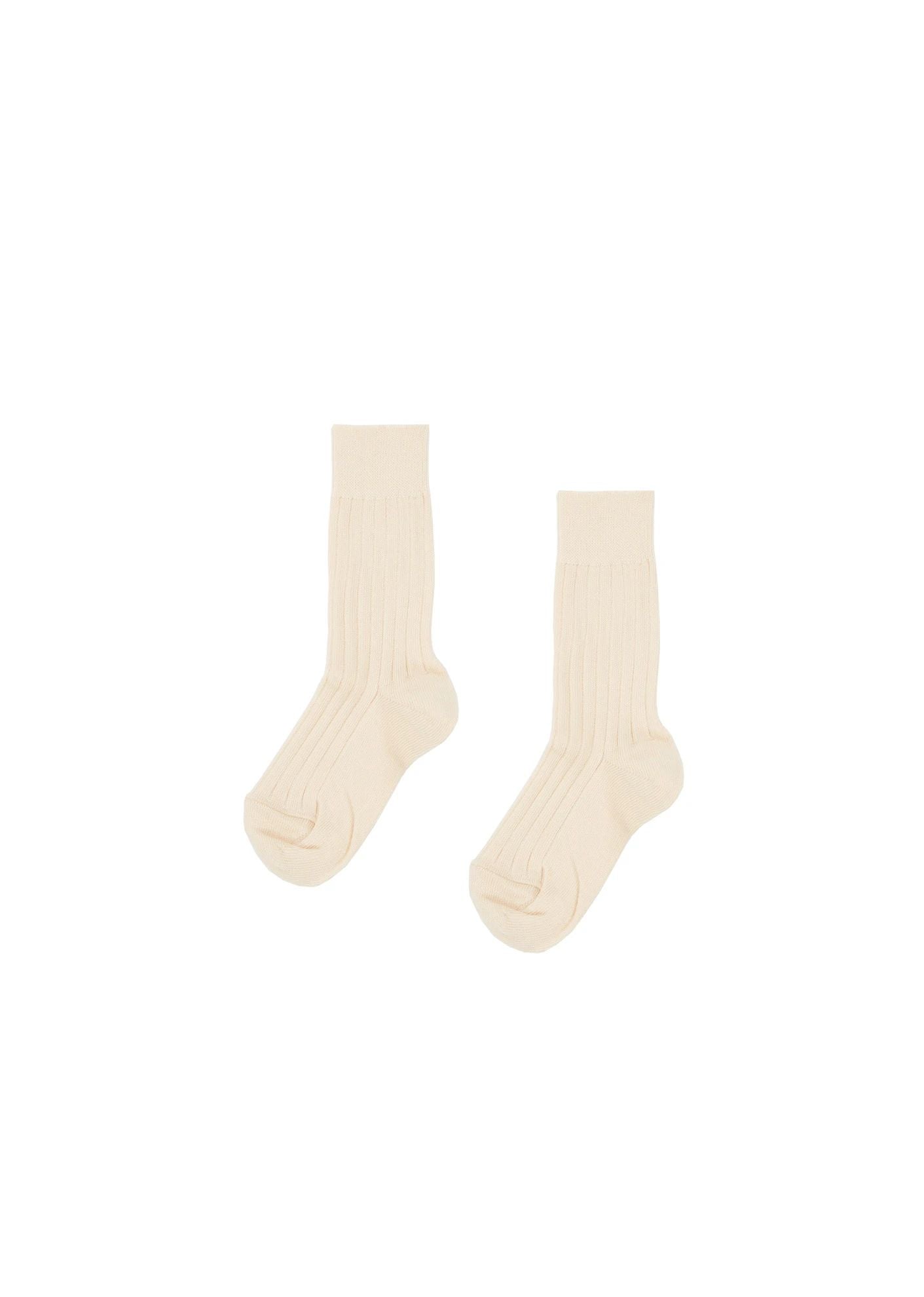 Boys & Girls White Cotton Socks